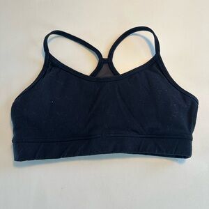 Lululemon Women's Black Racerback Sports Bra - size 4